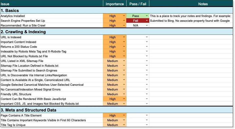 tech-seo-audit-checklist